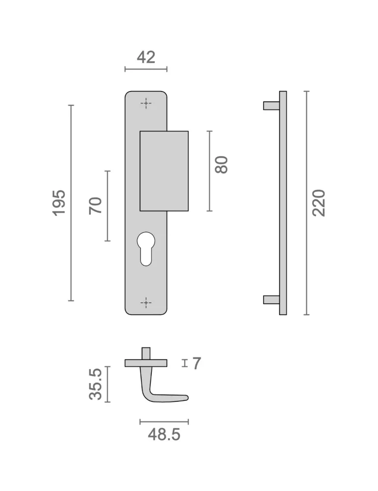 Ensemble aileron + béquille Héraclès Xenia