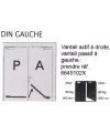 Pack Bricard Série 6000 pour double vantaux côté tirant