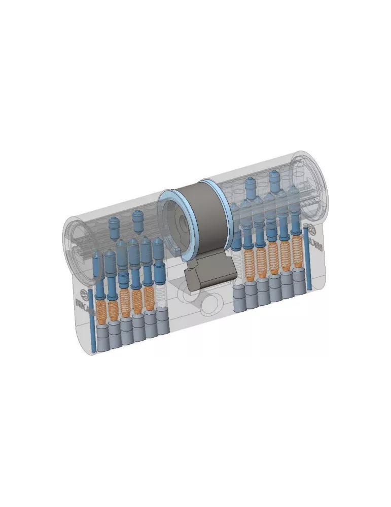 Bricard Tertial lock cylinder with knob