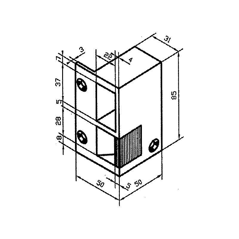 Gâche électrique horizontale Bricard