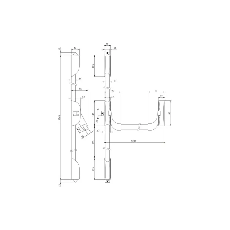 ISEO Idea panic bar lock