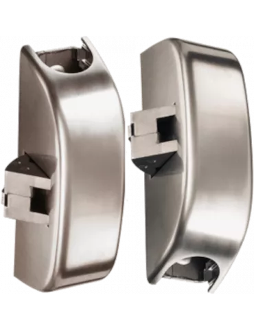 Set di catenacci alto e basso Inox per serratura ISEO IDEA