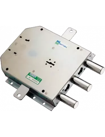 Mottura 50.558 Three-point lock – Without latchbolt Ø18