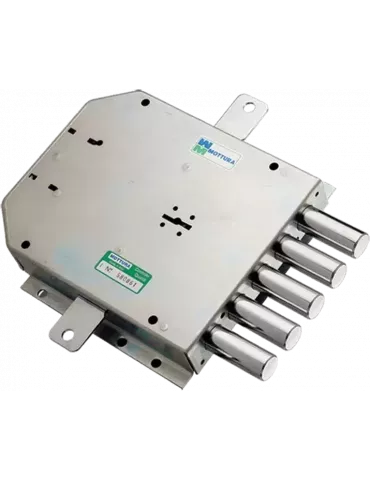 hree-point Mottura 50.555 lock – Reversible latchbolt Ø18 mm – Handle