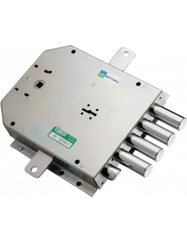 hree-point Mottura 50.555 lock – Reversible latchbolt Ø18 mm – Handle