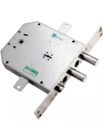 Mottura 50.737 – 3-Point Mortise Lock – Lateral Faceplate – Reversible