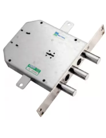 Mottura 50.738 – 3-Point Mortise Lock – Lateral Faceplate – No Latchbo