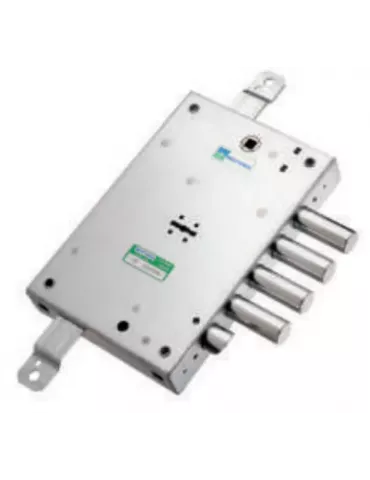 Lock 52.571 – 3-point surface lock with reversible latchbolt, 63 mm ba