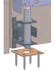 Top and bottom point kit for Fichet Alicea S and XP lock