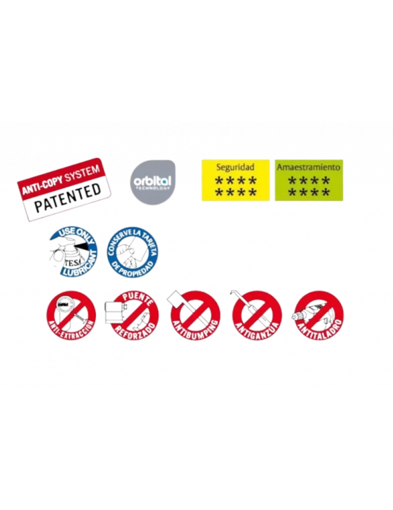 TESA TK100 Double Euro Cylinder | High Security | A2PRO