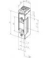 Gâche EffEff 12V modèle 37RR