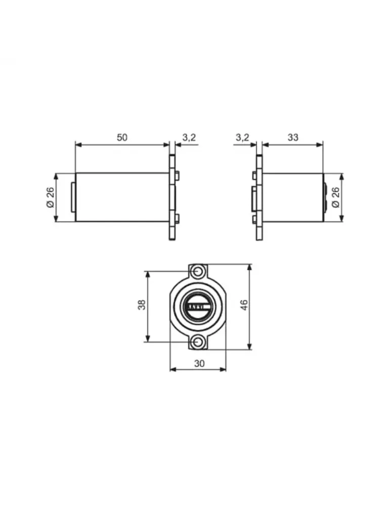 Cilindro ABUS VLR11 SKG** adattabile Fichet 787 – A2pro Serrurerie