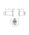 Cylindre ABUS VLR11 SKG** adaptable Fichet 787 – A2pro Serrurerie