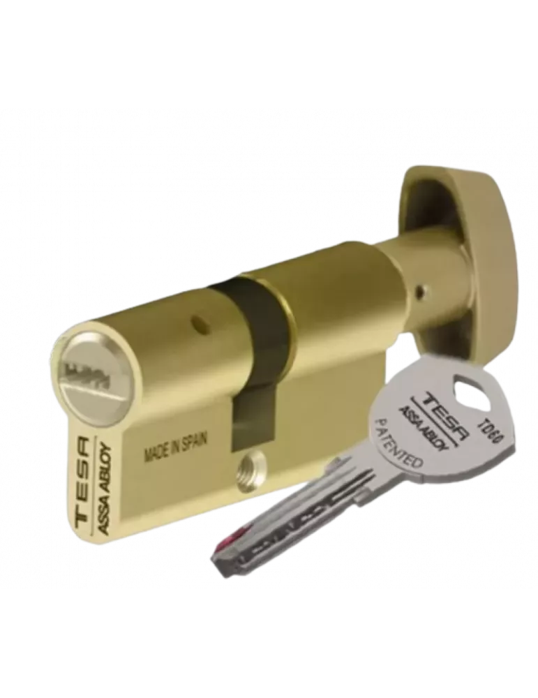 Cilindro a pomolo TESA T60 — Ottonato/Nichelato | A2PRO