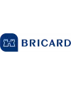 Set di 3 contropiastre per serratura a 3 punti Bricard 8161 con catenacci rettangolari o arrotondati