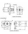 Jeu de cylindres Bricard Chifral S2 en remplacement Bricard Supersurté