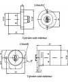 Jeu de cylindres Bricard Chifral S2 en remplacement Bricard Supersurté