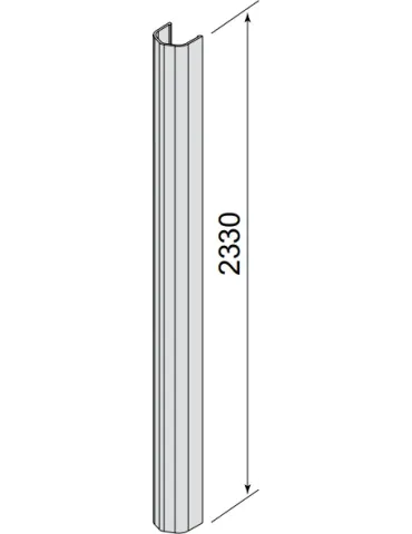 Cable extension kit for doors height greater than 2500 mm up to 3500 mm