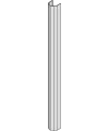 Cable extension kit for doors height greater than 2500 mm up to 3500 mm