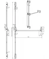 Serrure antipanique Vachette Cross-Bar 6800